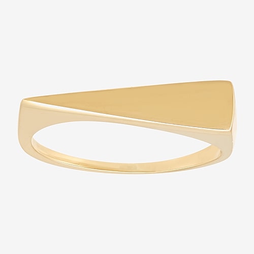 Gold Addiction Womens 5MM 10K Gold Band, 7, Yellow