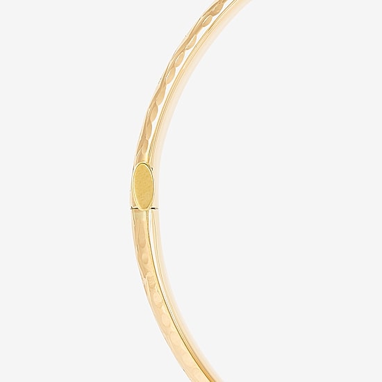 Womens 14K Gold Bangle Bracelet