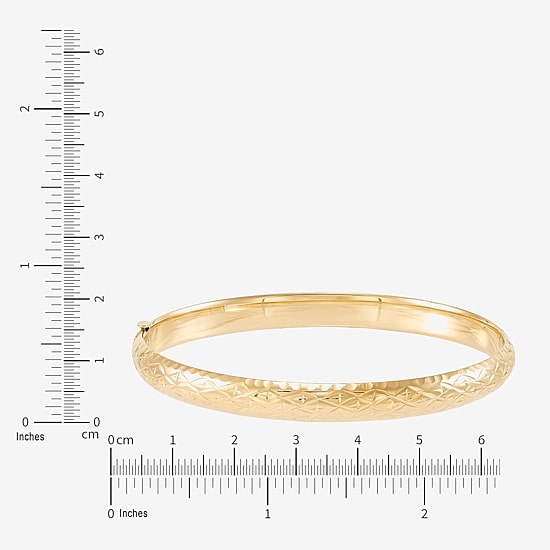 Womens 14K Gold Bangle Bracelet