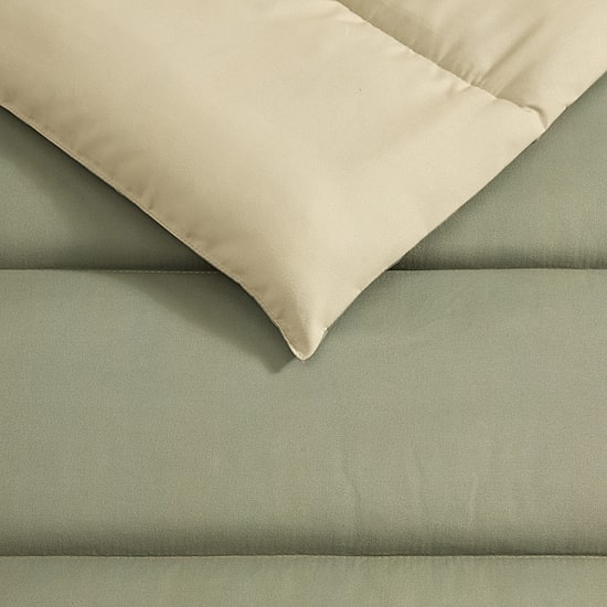 Eddie Bauer Connor Solid Channel Stitch Easy Care Comforter Set