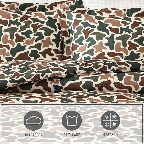 Eddie Bauer Mod Camo Easy Care Comforter Set