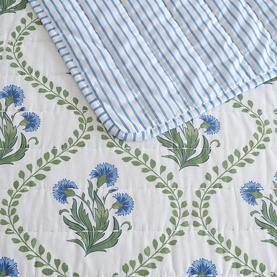 Martha Stewart Chloe Easy Care Quilt Set