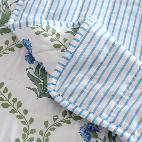 Martha Stewart Chloe Easy Care Quilt Set