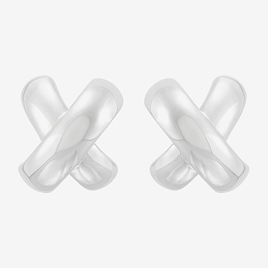 Limited Quantities! Sterling Silver 18mm Stud Earrings