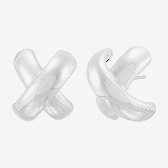 Limited Quantities! Sterling Silver 18mm Stud Earrings