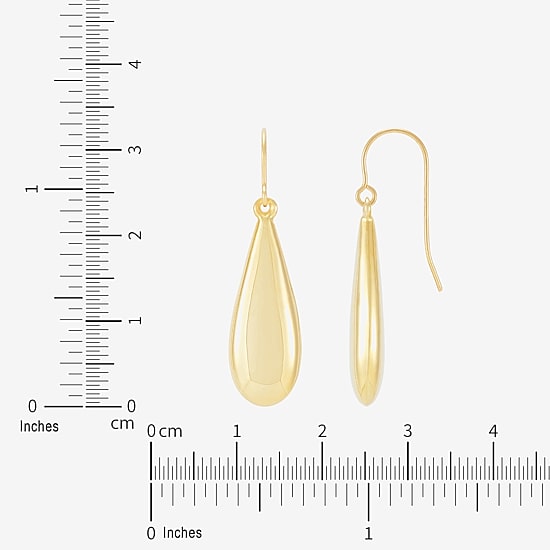 Limited Quantities! Womens 10K Gold Drop Earrings