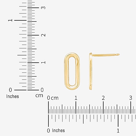 Limited Quantities! 10K Gold 13.8mm Stud Earrings