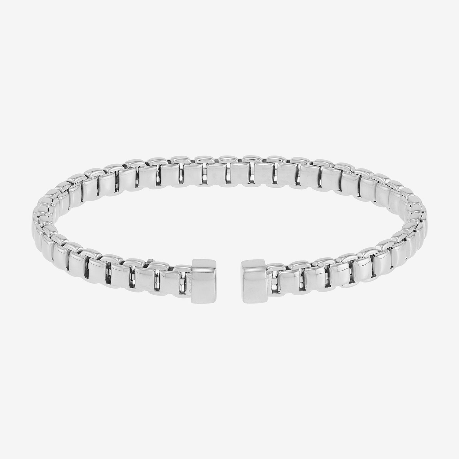 Limited Quantities! Womens 14K White Gold Bangle Bracelet