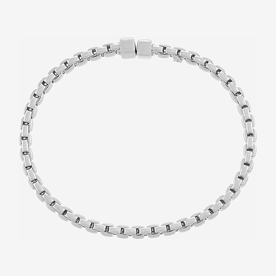 Limited Quantities! Womens 14K White Gold Bangle Bracelet