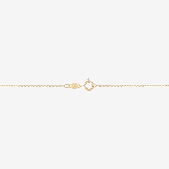 Limited Quantities! Womens 14K Gold Cross 18 Inch Pendant Necklace