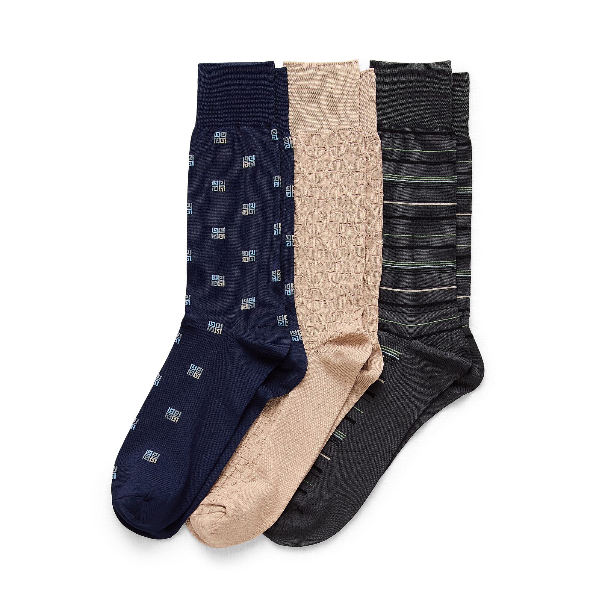 Stafford Mens 3 Pair Crew Socks
