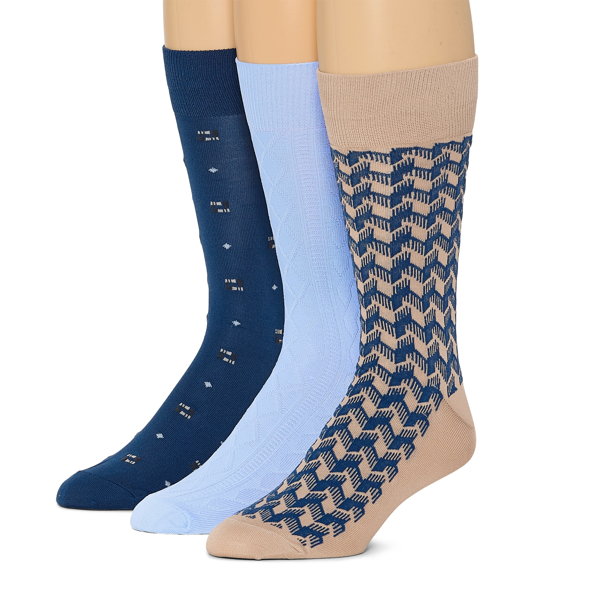 Stafford Mens 3 Pair Crew Socks