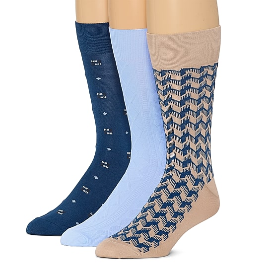 Stafford Mens 3 Pair Crew Socks