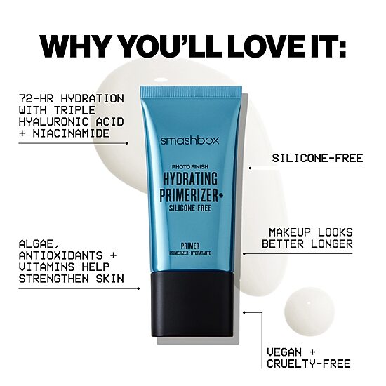 Smashbox Photo Finish Primerizer+ Hydrating Primer with Triple Hyaluronic Acid (10ml)