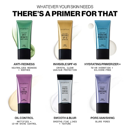 Smashbox Photo Finish Correct Anti-Redness Primer with Rose, Algae & Mushroom (10ml)