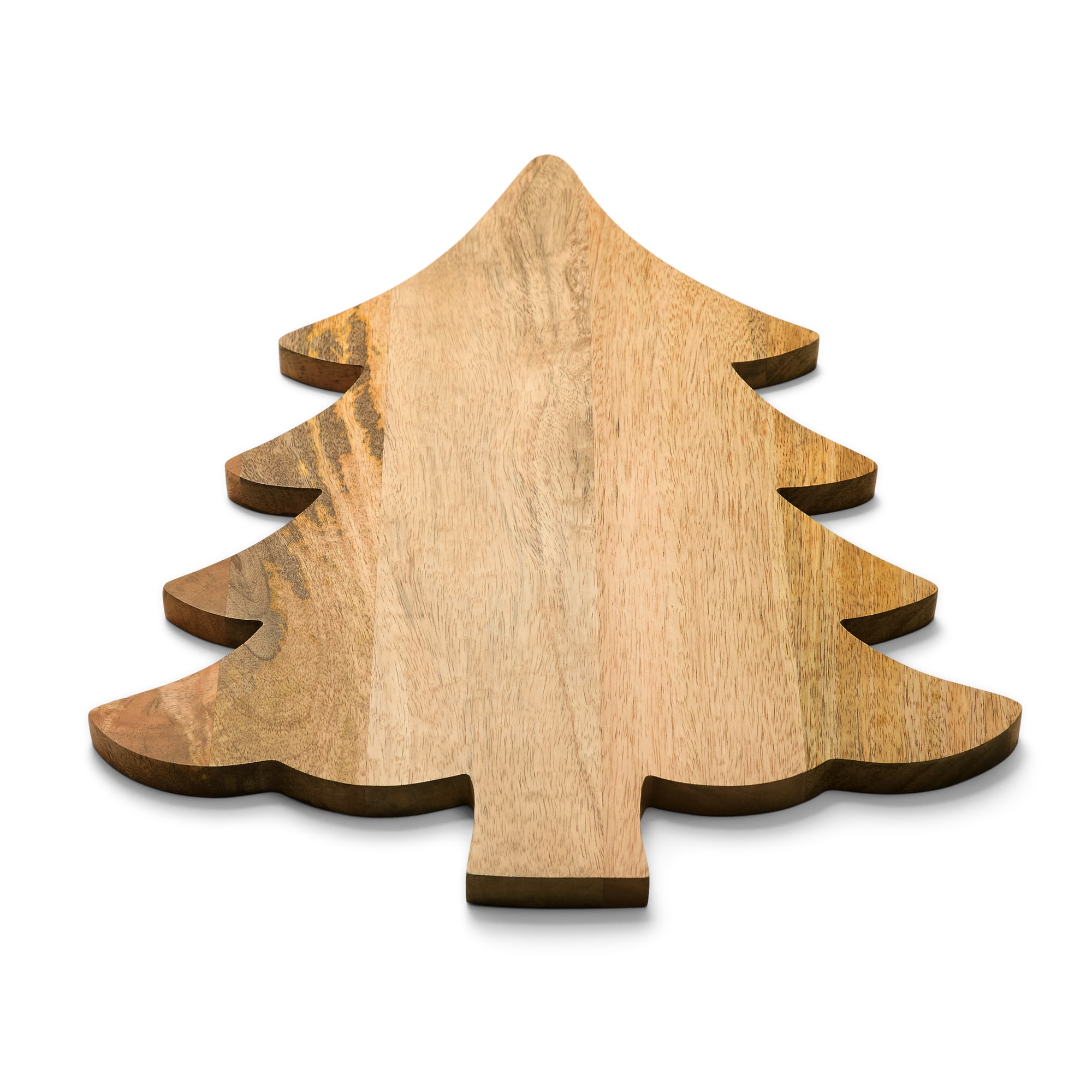 North Pole Trading Co. Christmas Tree Wood Serve Board