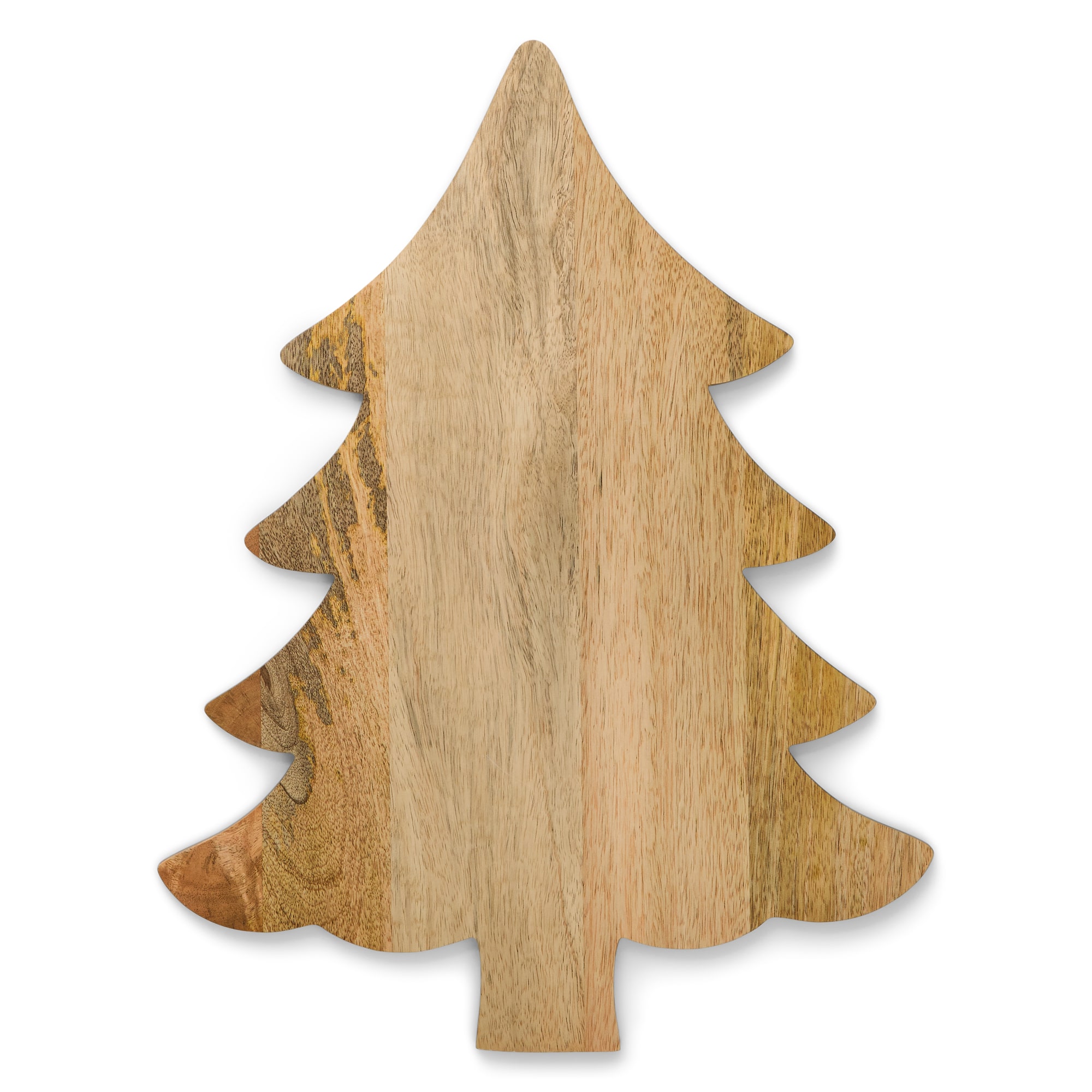 North Pole Trading Co. Christmas Tree Wood Serve Board