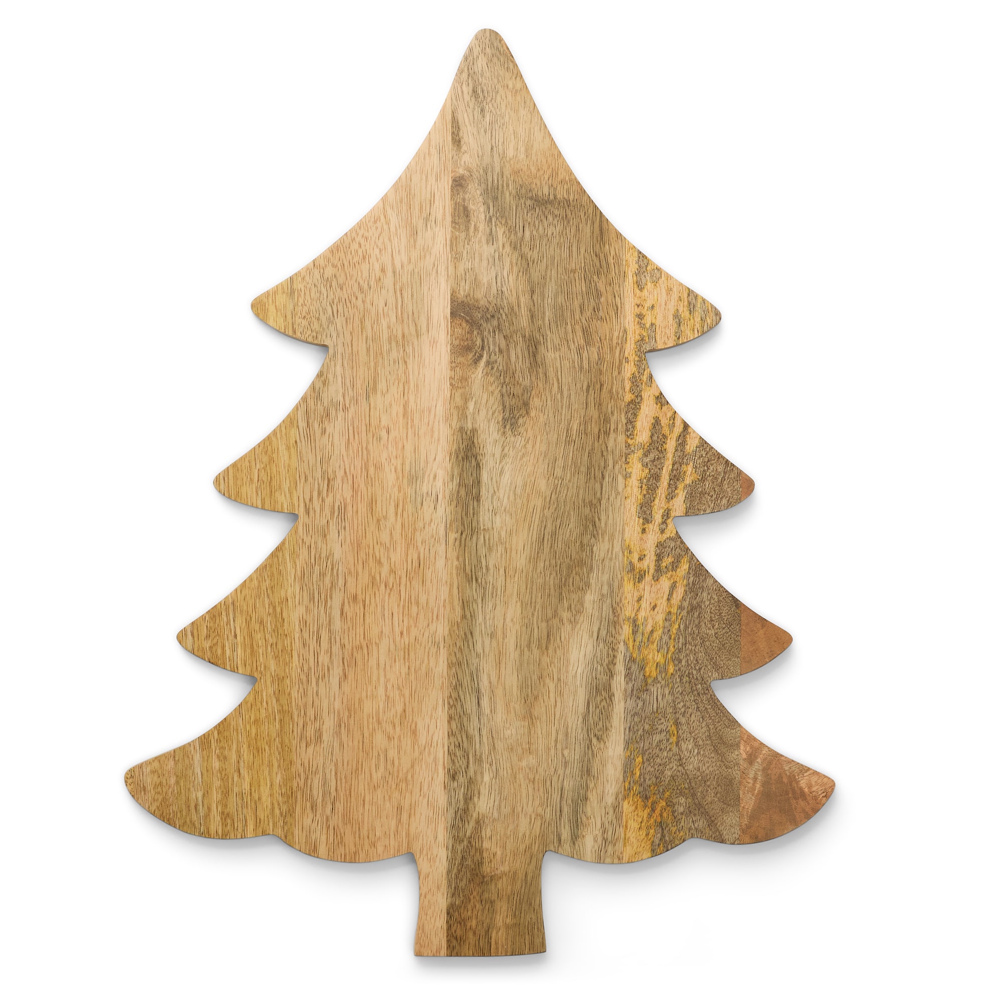 North Pole Trading Co. Christmas Tree Wood Serve Board