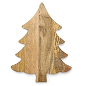 North Pole Trading Co. Christmas Tree Wood Serve Board
