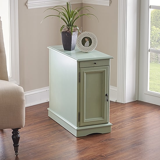 Linon Butler Storage Chairside Table