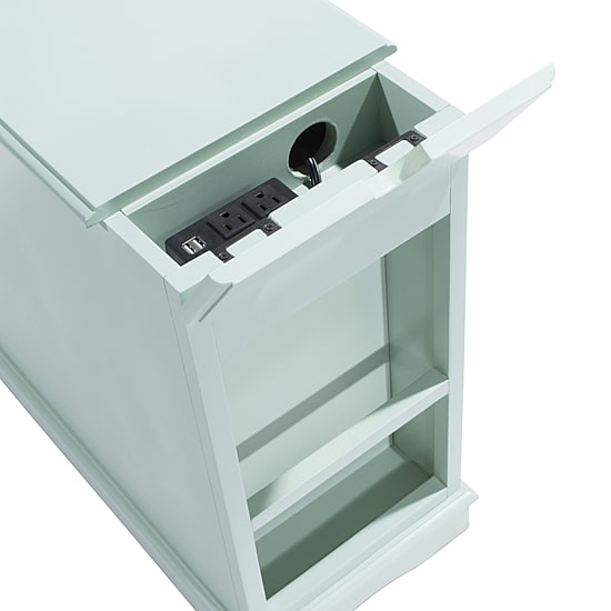 Linon Butler Storage Chairside Table