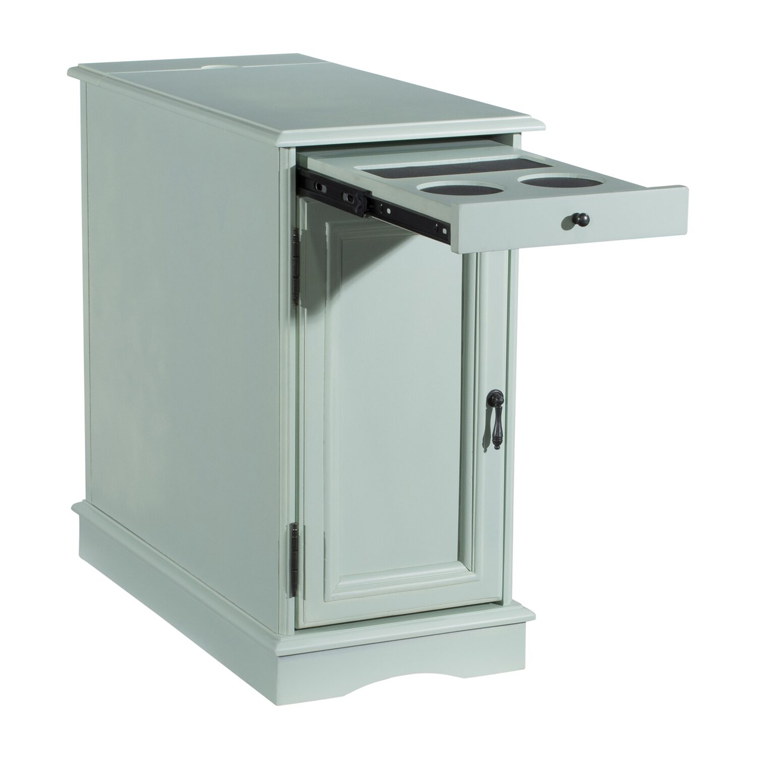 Linon Butler Storage Chairside Table