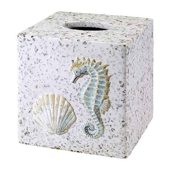 Avanti Coastal Terrazzo Tissue Box Cover