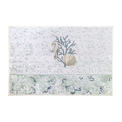 Avanti Coastal Terrazzo Cotton Bath Rug, 20" x 30" - Multi