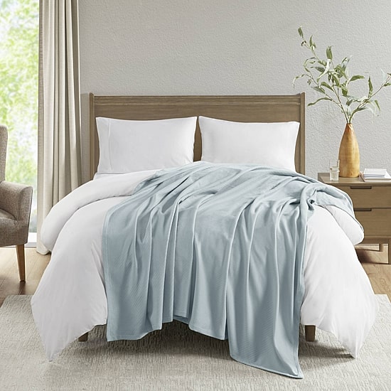 Madison Park Liquid Cotton Blanket