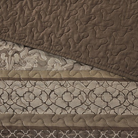 Madison Park Venetian 5 Piece Reversible Jacquard Bedspread Set