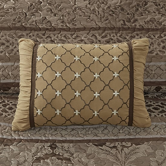 Madison Park Venetian 5 Piece Reversible Jacquard Bedspread Set