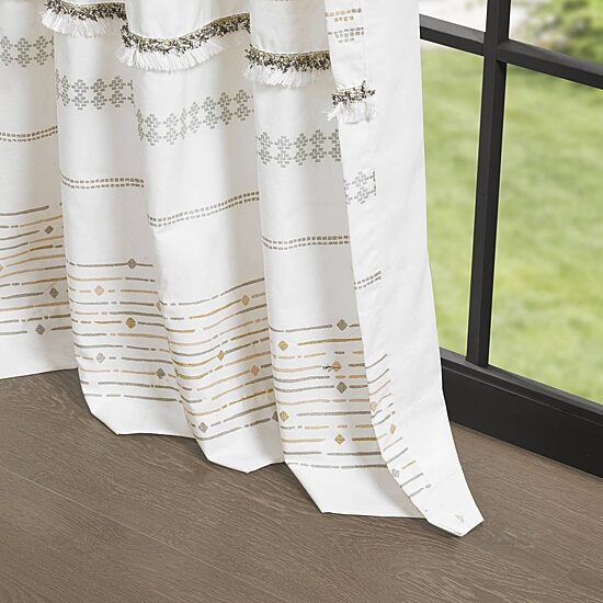 INK+IVY Nea 50"W X 84"L Rod Pocket Light-Filtering Single Curtain Panel