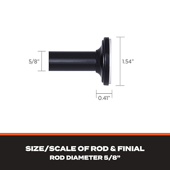 Sun Zero Blackout 5/8 IN Adjustable Tension Rod