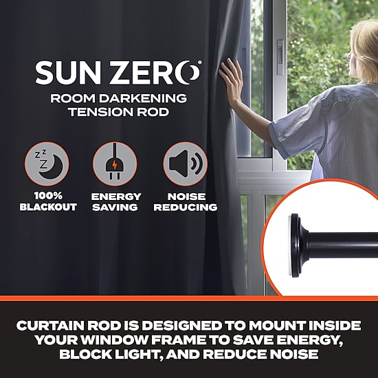 Sun Zero Blackout 5/8 IN Adjustable Tension Rod
