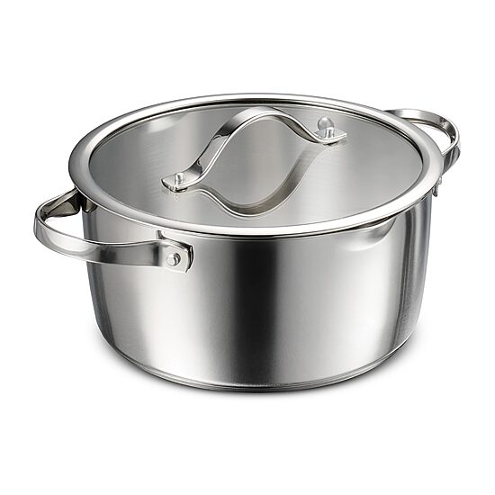 Tramontina Tempo Tri-Ply Stainless Steel 5-qt. Dutch Oven