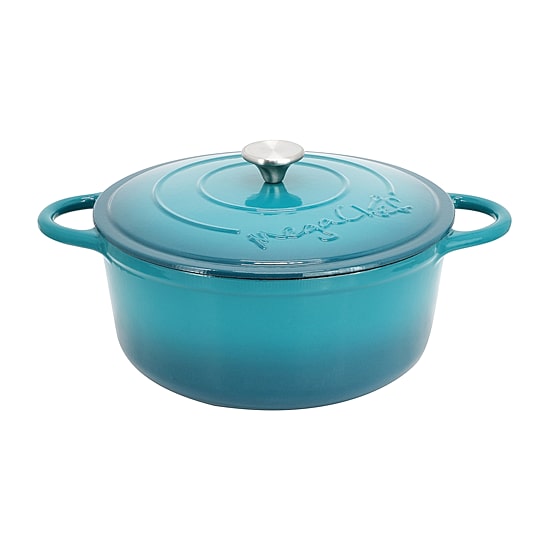 MegaChef Enameled Cast Iron 6.35-qt. Round Dutch Oven