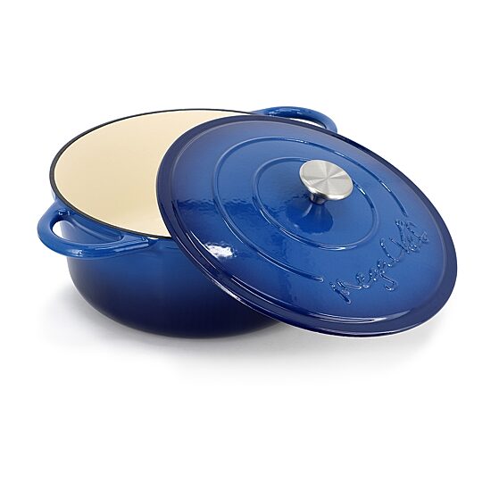 MegaChef Enameled Cast Iron 6.35-qt. Round Dutch Oven