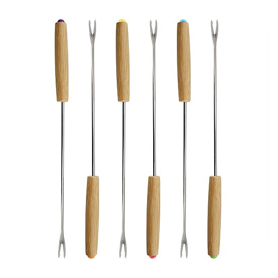 MegaChef Enameled Cast Iron Fondue Set
