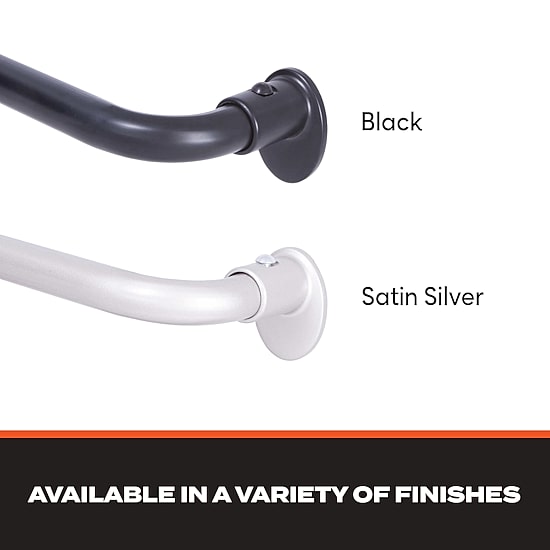 Sun Zero Blackout Wrap Around 5/8 IN Adjustable Curtain Rod