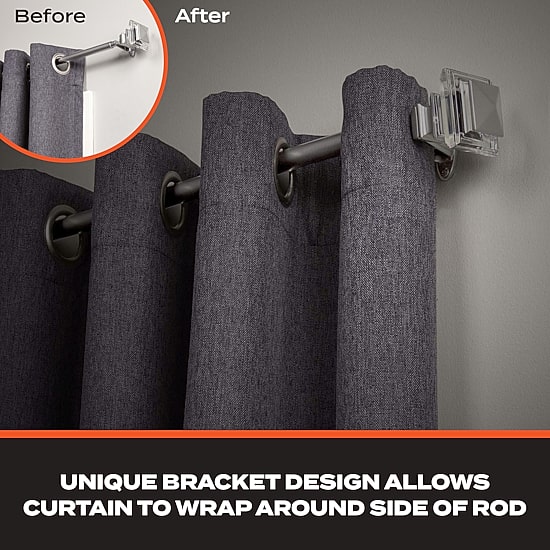 Sun Zero Faith 3/4 IN Adjustable Curtain Rod