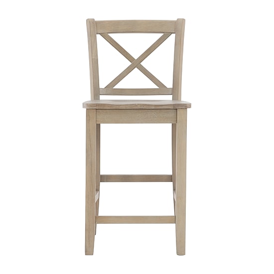 Linon Tarlton Counter Height Bar Stool