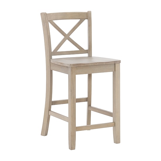 Linon Tarlton Counter Height Bar Stool