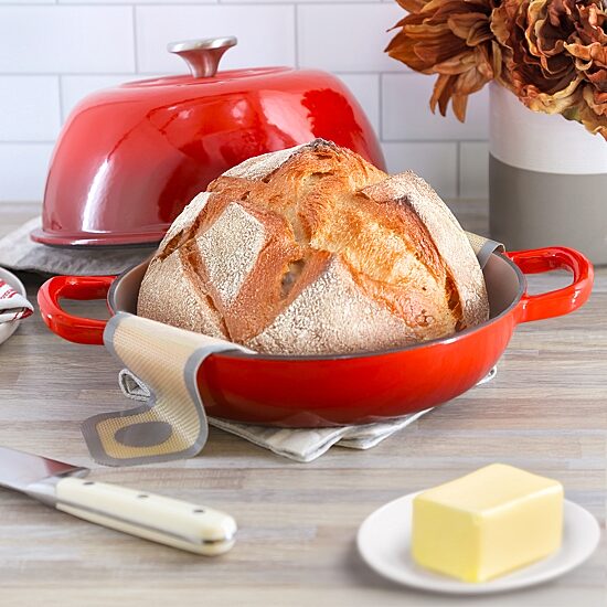 MegaChef Enameled Cast Iron 6-qt. Dutch Oven