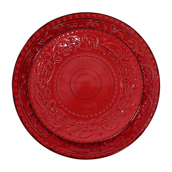 Elama Malibu Ocean Bloom 16-pc. Stoneware Dinnerware Set