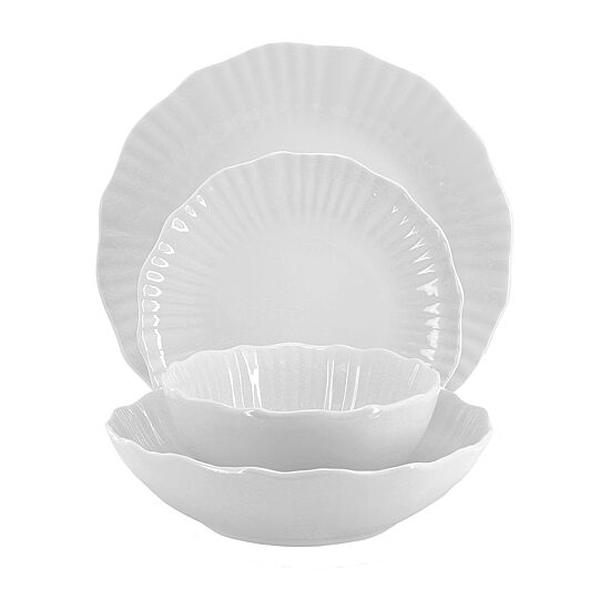 Elama Millie 16-pc. Porcelain Dinnerware Set