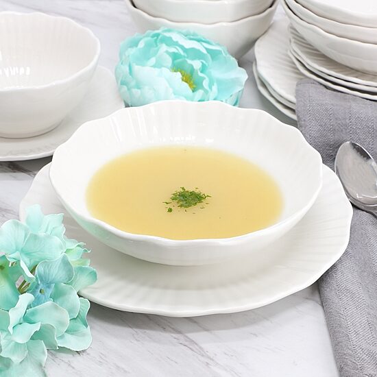 Elama Millie 16-pc. Porcelain Dinnerware Set