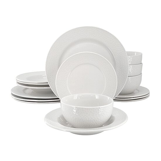 Elama Soyer 16-pc. Porcelain Dinnerware Set
