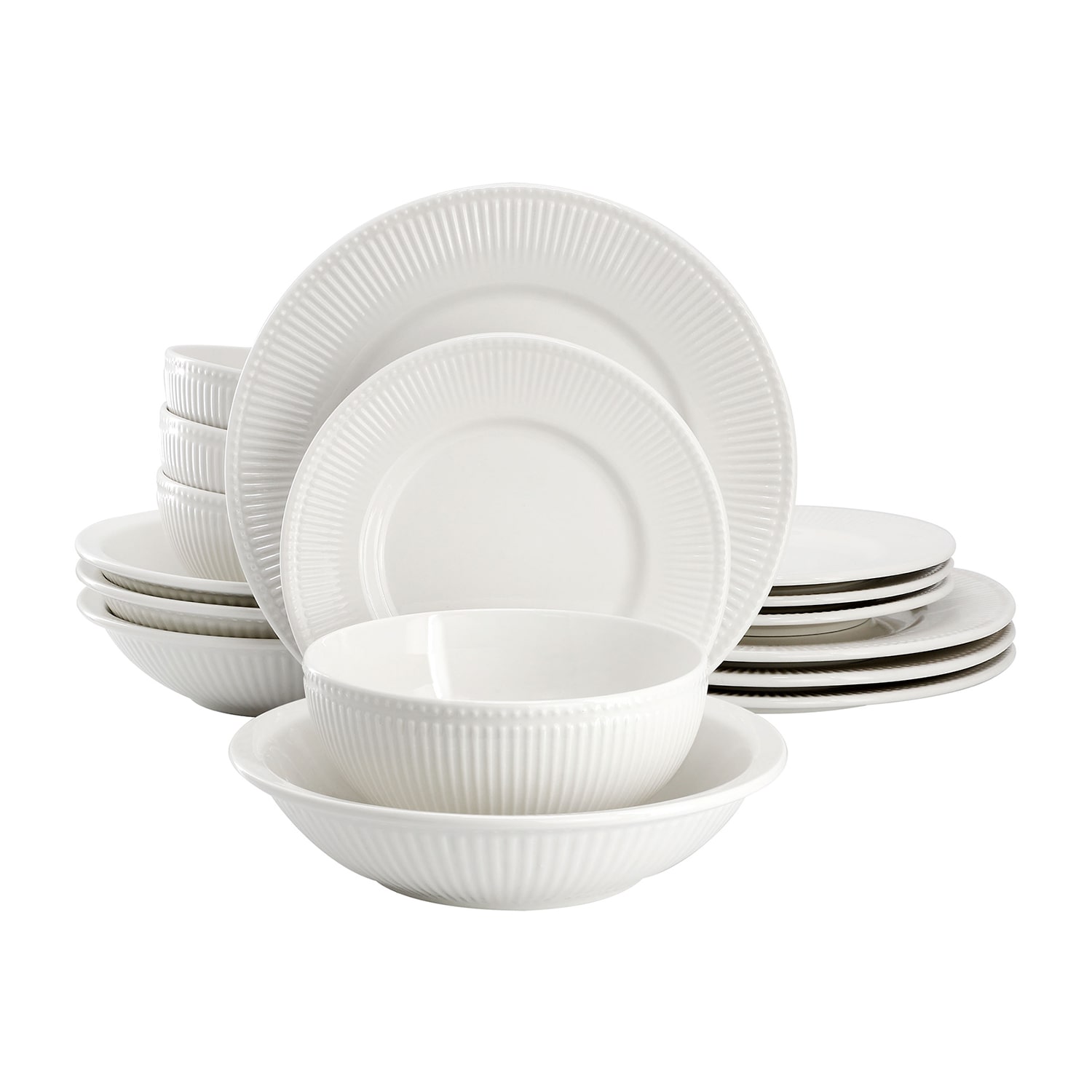 Elama Kate 16-pc. Porcelain Dinnerware Set