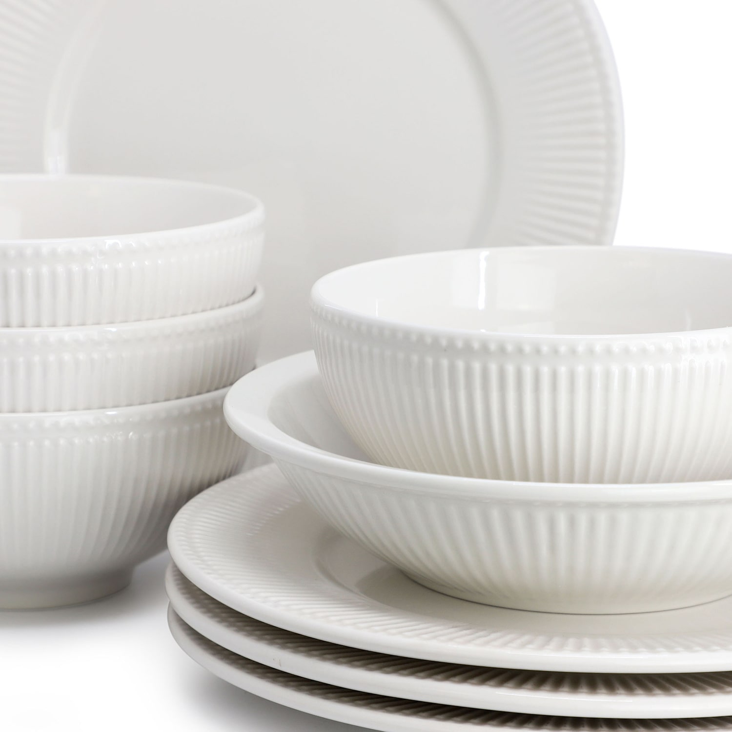 Elama Kate 16-pc. Porcelain Dinnerware Set