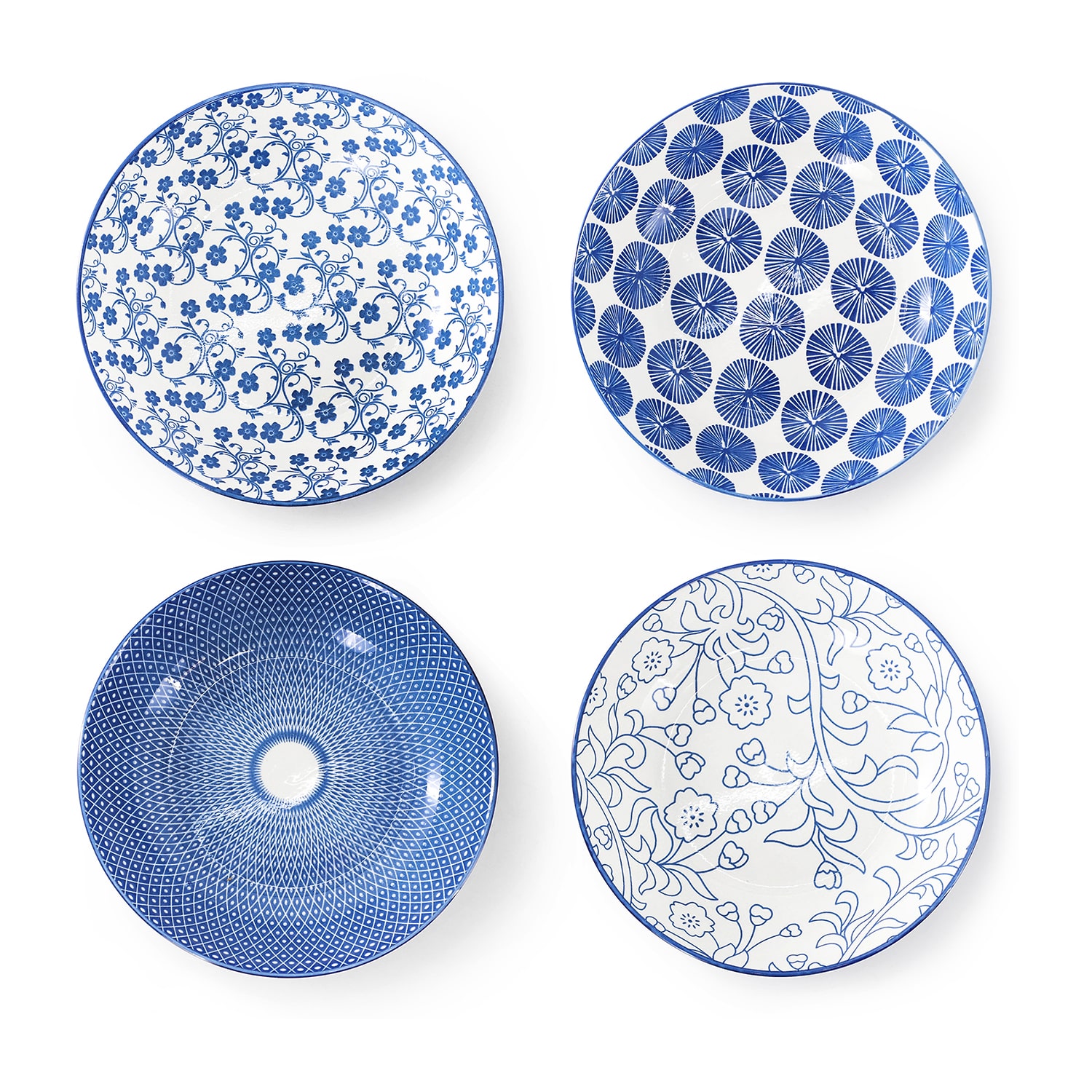 Elama Aurora 16 Piece 16-pc. Porcelain Dinnerware Set